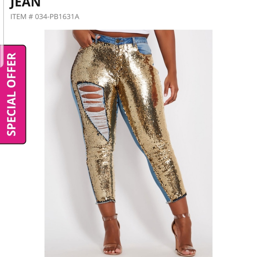 ****Sold***** Sequin Jeans